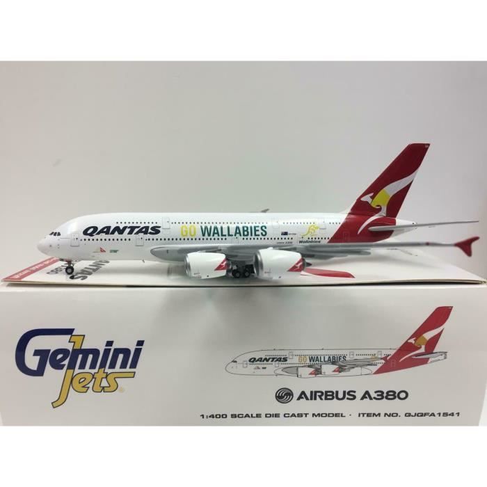 Gemini Jets R plique Avion de Ligne Qantas Airbus A380 VH OQH Go