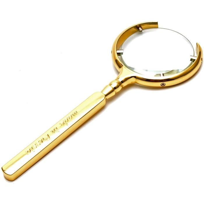 Loupe grossissante x8 en metal pour loisirs etude lecture verification d erreurs et amblyopie observation des insectes 146 Achat Vente lunettes de lecture Neuf Cdiscount