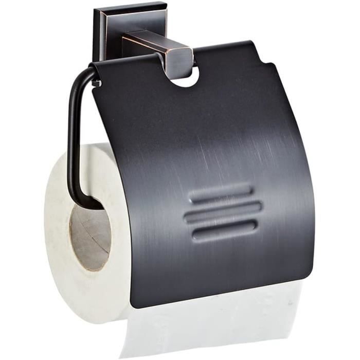 Porte-Papier Hygiénique Noir Porte-Rouleau De Papier Hygiénique Simple Porte-Mouchoirs  Rétro Distributeur De Papier Toilette [x6612] - Cdiscount Bricolage