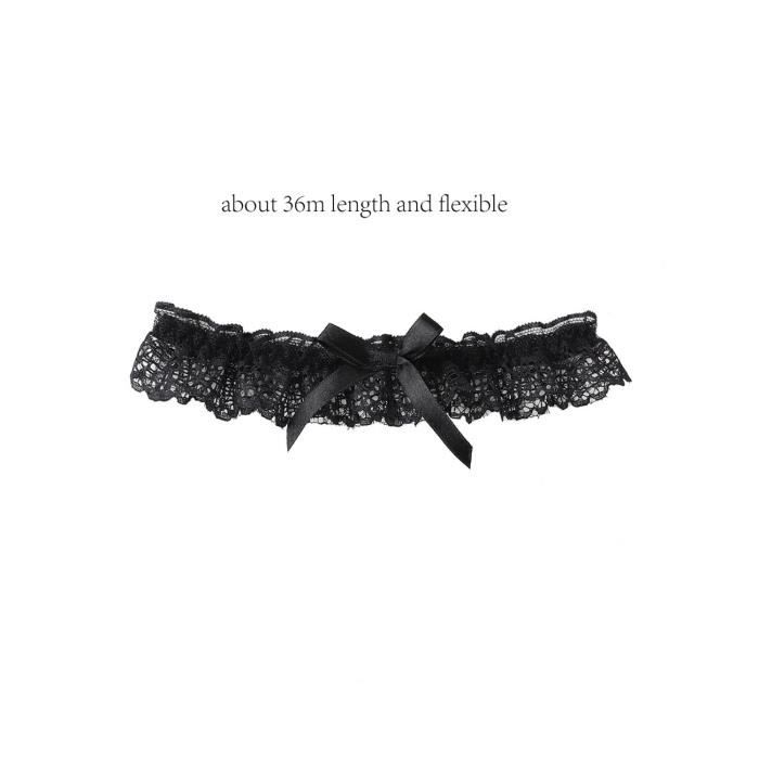 Ceinture dentelle deals noire