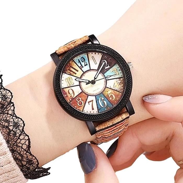 Montre arc en ciel top