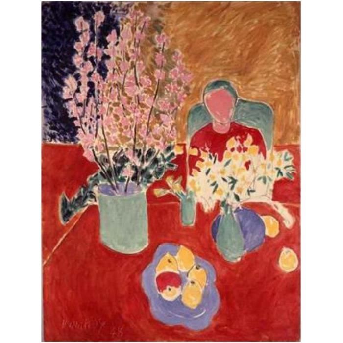 Reproduction Tableau Henri Matisse Sur Toile Avec Cadre - Moderne 53x73cm