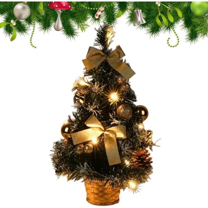 Sapin De Noël Illuminé Mini Sapin De Noël Avec Lumière Petit Arbre De Noël Artificiel De