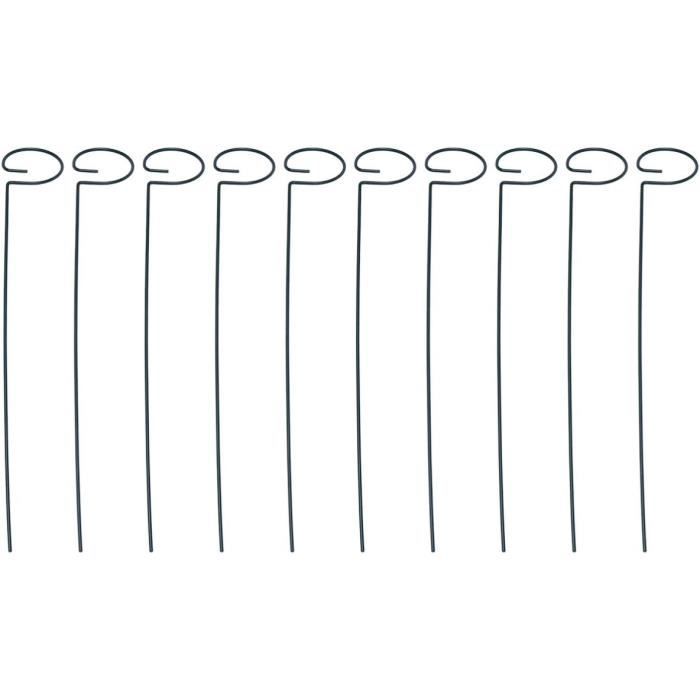 Lot De 20 Crochets De Jardin Métalliques - Pour Étiquettes De Plantes, Décorations Et Supports