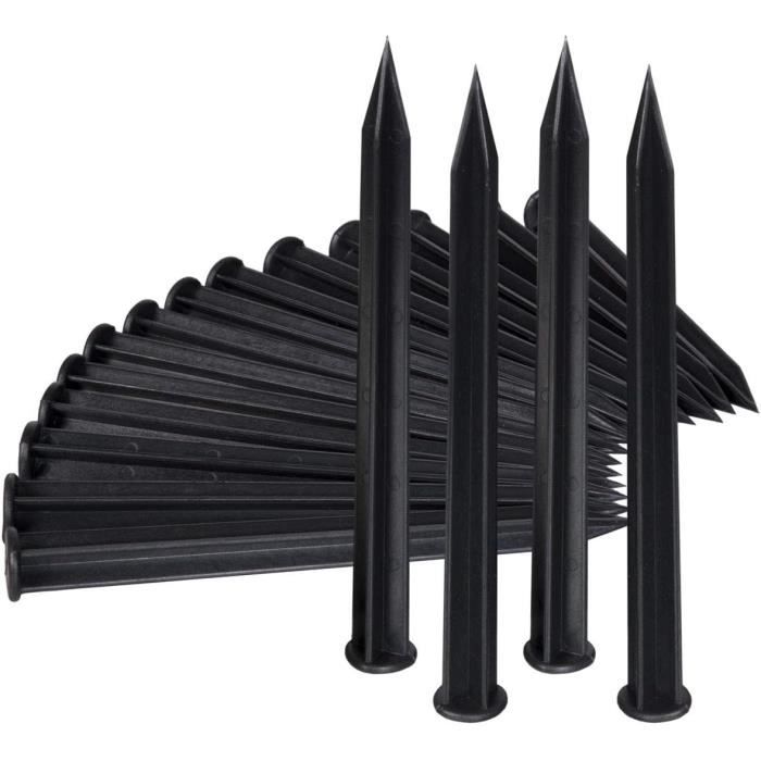 Piquets D'Ancrage Anti-Vent Pour Tente – Forme Arête De Poisson, Alu + Inox, Ultra Légers (8,4 Cm)
