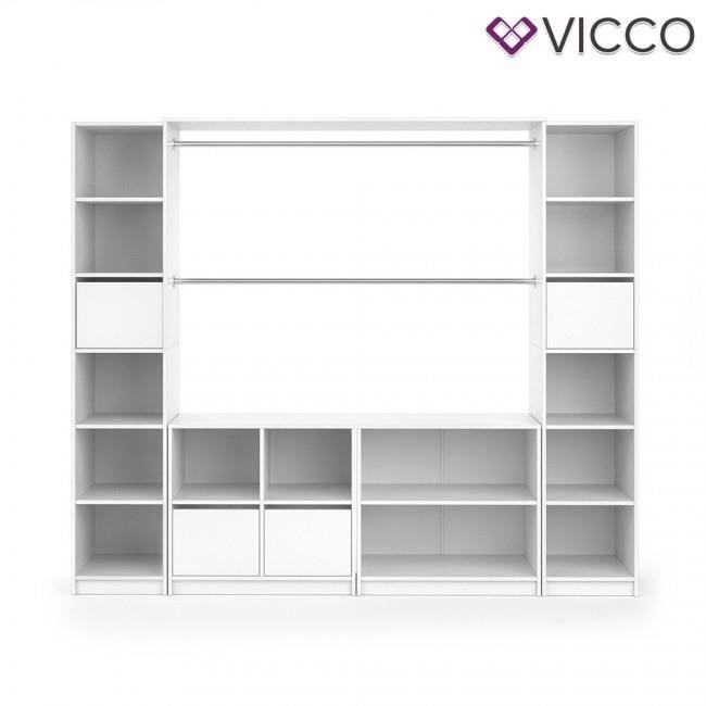 Armoire Xxl Ouvert En Blanc Achat Vente Chambre Complete