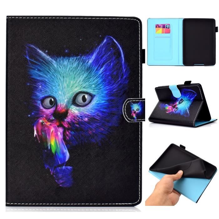 Étui  Kindle Paperwhite 3 2 1 Gen 6.0  – Chat magique tablette  Housse Coque Cuir Pochette - Cdiscount Informatique