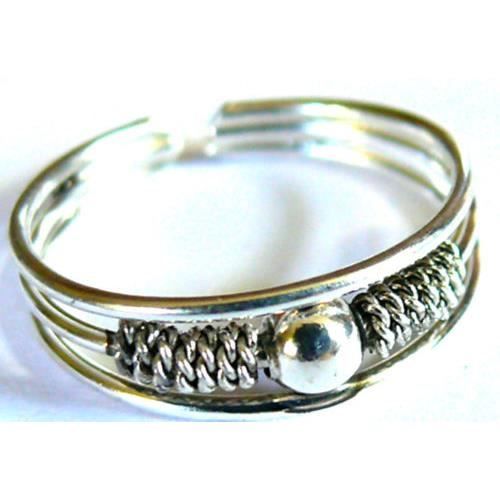 Bague De Pied Turquoise Et Spirale - Mosaik Bijoux Indiens - B40