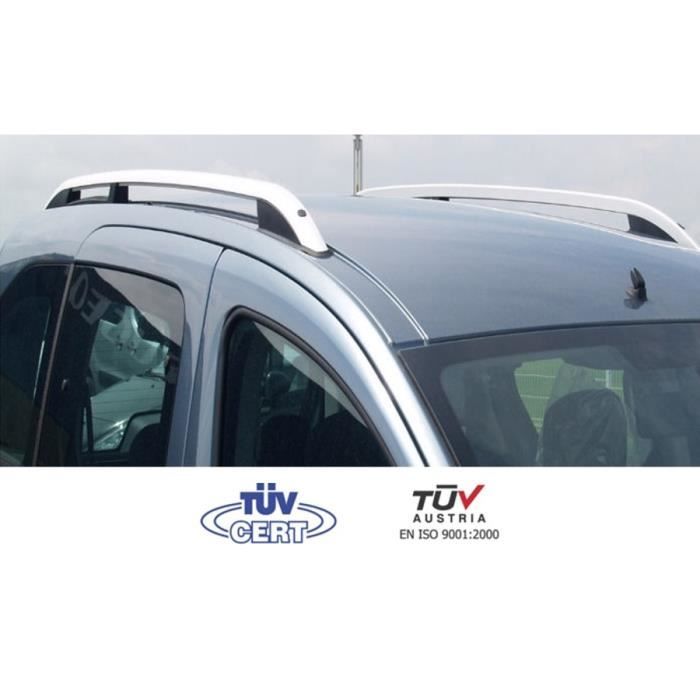 Barres De Toit Pour Fiat Fiorino 08 2008 Longitudinales Alu Pieds Plastique Noir Cdiscount Auto