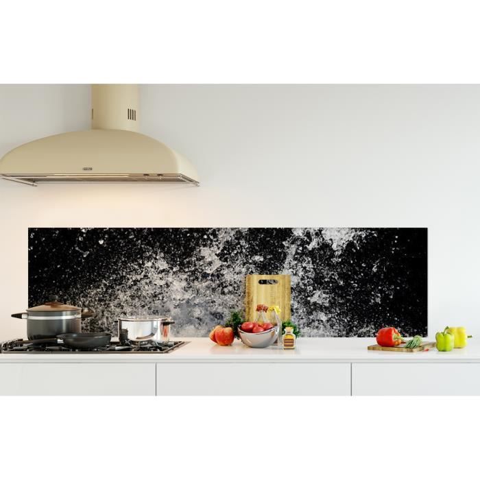 Credence De Cuisine Adhesive En Panneau Composite Aluminium Chutes D Eau L 180 X H 50 Cm Achat Vente Credence Credence De Cusine Chutes Cdiscount