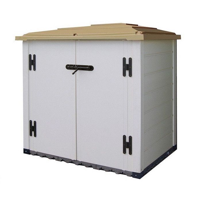 Coffre de rangement jardin résine 1100 Litres - vue 2