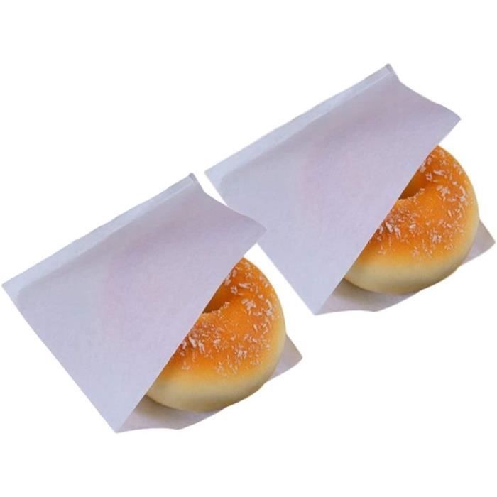 SKIR'CO Lot De 500 Sacs En Papier Alimentaire 7x21 Cm – Sacs Hot-Dog Résistants à La Graisse, Design Moderne Marron & Noir