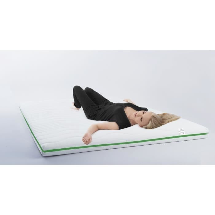 Ego Home Surmatelas En Mousse Confortable, 160 X 190 Cm, Plaque De