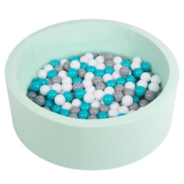 Piscine à Balles SELONIS Pliable Avec 100 Balles | Pour Enfants | Multicolore | Transport Facile