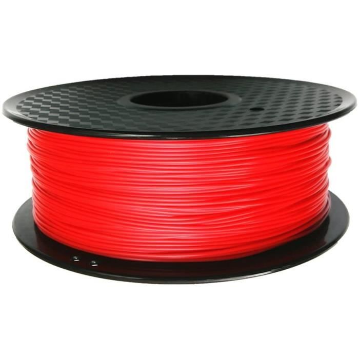 Bobine de filament PLA pour imprimante 3D - 1,75 mm - Bobine de 1 kg -  Rouge A543 - Cdiscount Informatique