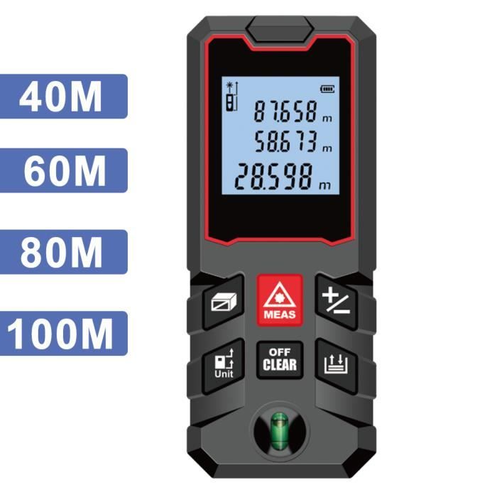 Rap Distance Measuring 100 m - Distancemètre Laser, rapporteur d'angle numérique, outils de ...