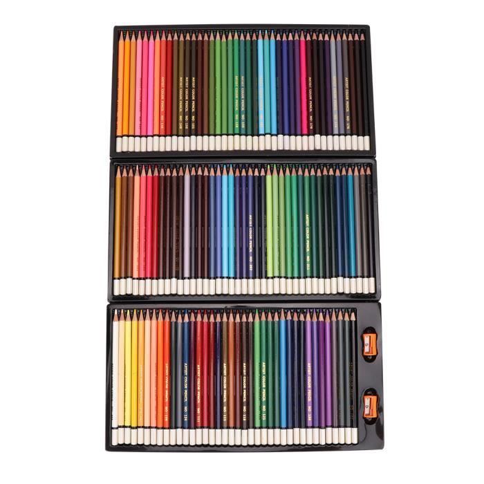 Qiilu Crayon De Couleur 120 Crayons De Couleur Differents Artiste Peintre Dessin Crayon Pour Croquis Fournitures D Art Scolaire Cdiscount Beaux Arts Et Loisirs Creatifs