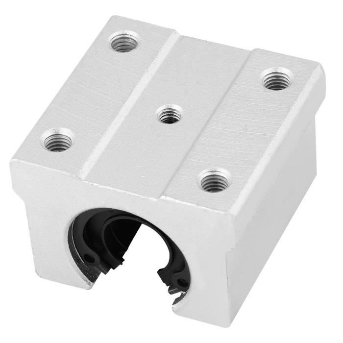 Lot De 4 Blocs Linéaires SBR20UU 20mm – Roulements à Billes Ouverts Pour CNC, Imprimante 3D – Haute Précision & Charge Élevée