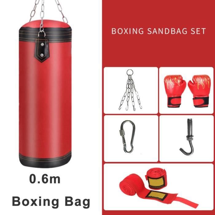 Sac de frappe pro. en cuir pour boxe