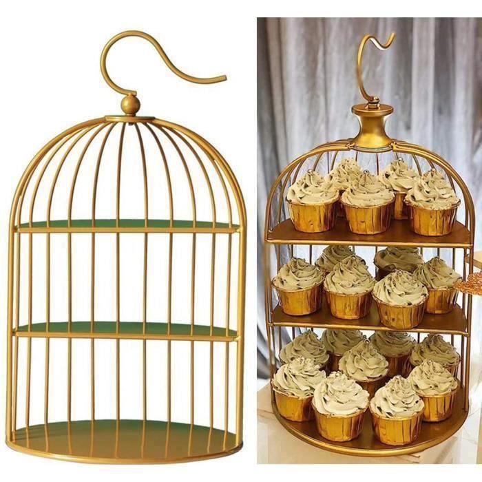 Kit Support Gâteaux 2/3 Niveaux - Tiges Et Poignée Pour Stand Cupcakes Mariage