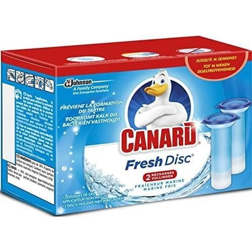 LOT DE 2 - CANARD WC - Recharges Fresh Disc Marine - boite de 2 X 6 Disques