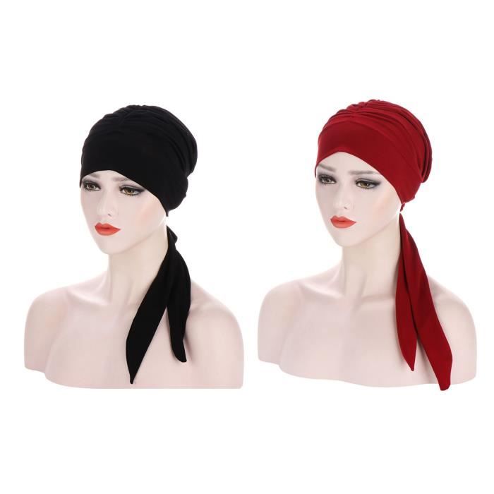 Turban Foulard Paulof PENG Pour Femme - Élasticité Confortable - Pour Chimio Ou Style
