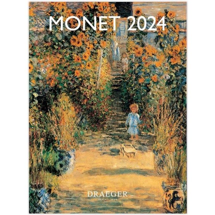 Petit Calendrier Mural 14x18 cm - 2024 - Monet - 18 cm x 14 cm - Draeger  Paris - Cdiscount Beaux-Arts et Loisirs créatifs