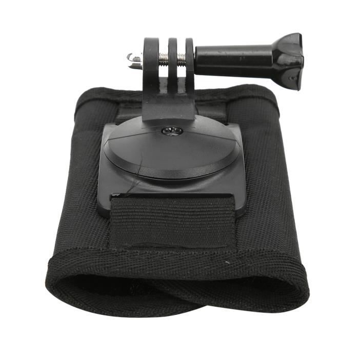 K&F CONCEPT Sac à Dos Sangle De Bretelle De Fixation 360° Réglable Avec Coussin D'Épaule Pour GoPro Hero 13/12/11/10/9/8/7/6 Noir, Pour DJI Osmo Action 5 Pro/4/3, DJI Osmo Pocket 3 Et Insta360