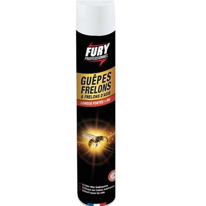 INSECTICIDE NIDS GUÊPES FRELONS FRELONS ASIATIQUE AÉROSOL 750ML TP18