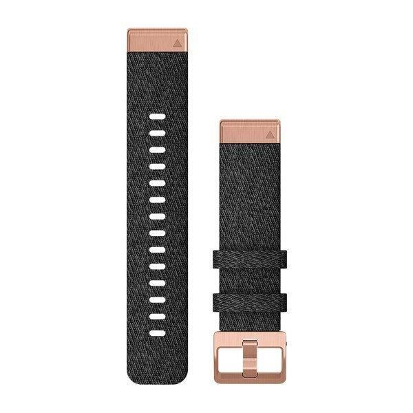 Bracelet de montre - Garmin - Quickfit 20 - Noir - Interchangeable - Compatible avec plusieurs matériaux
