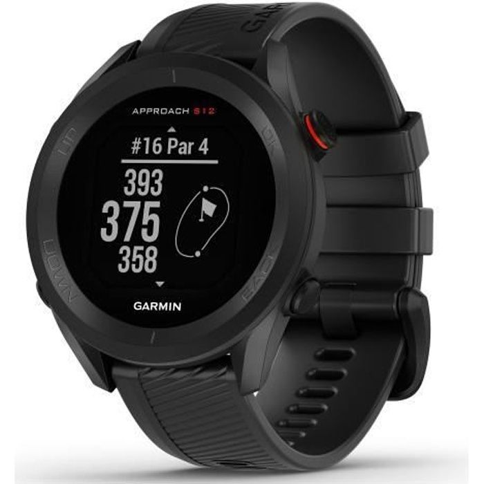 Montre GPS GARMIN Approach S12 Noire GPS spécifique au