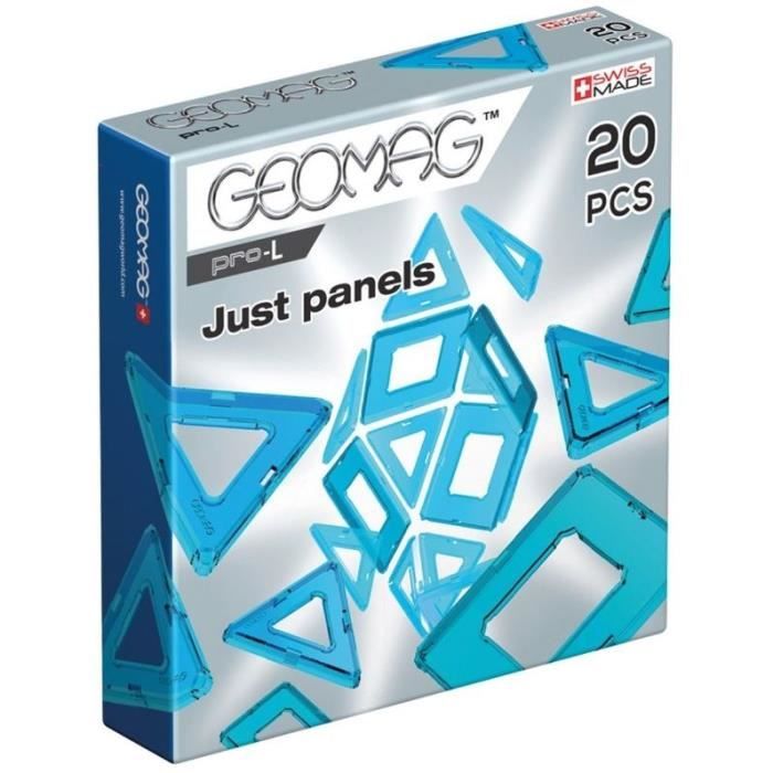Geomag Pro L Pocket Panels GEOMAG 20 pi ces Bleu
