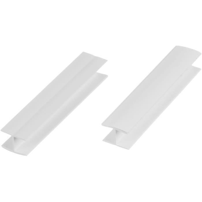 Connecteur droit raccord de plinthe jonction pour plinthe hauteur 100 mm blanc