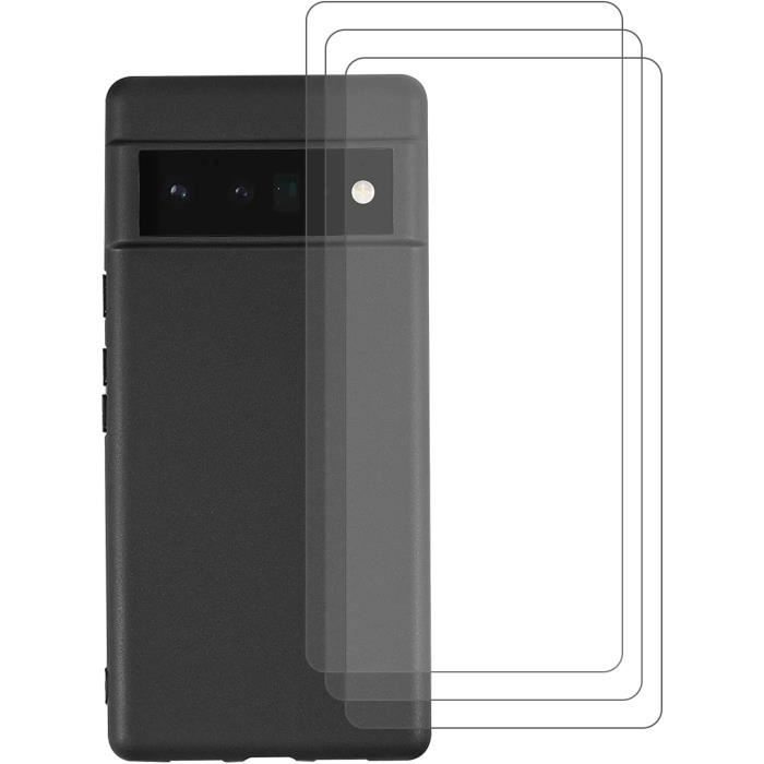 Coque Anti-choc Silicone + 2 Verres Trempés Pour DOOGEE Blade 20 Pro/Play - Protection Complète Noire