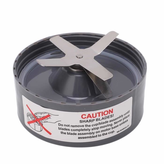 Base de Lame en Acier Inoxydable Pièce de Rechange d'Extracteur Croisé pour le Mélangeur para NutriBullet 600 / 900W(900W Base de Lame en Acier Inoxydable Pièce de Rechange d'Extracteur Croisé pour le Mélangeur para NutriBullet 600 / 900W(900W