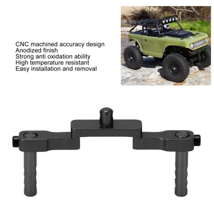 Kit Support De Carrosserie Magnétique RC ZASCHMOY – Colonnes En Alliage D'Aluminium, Aimants Puissants, Angle Réglable, Compatible 1/10, Bleu/Violet/Rouge/Titane/Rose