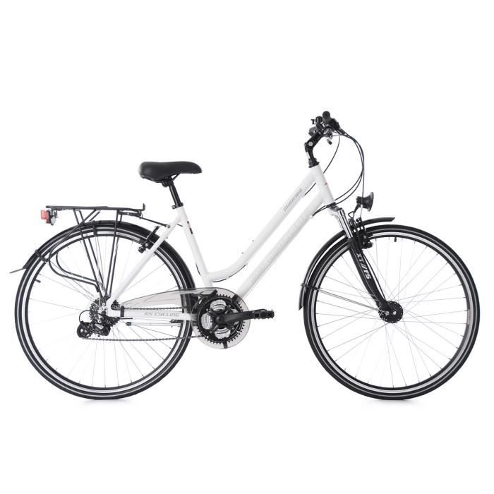 VTC Dame 28 MADEIRA blanc KS Cycling Cdiscount Sport