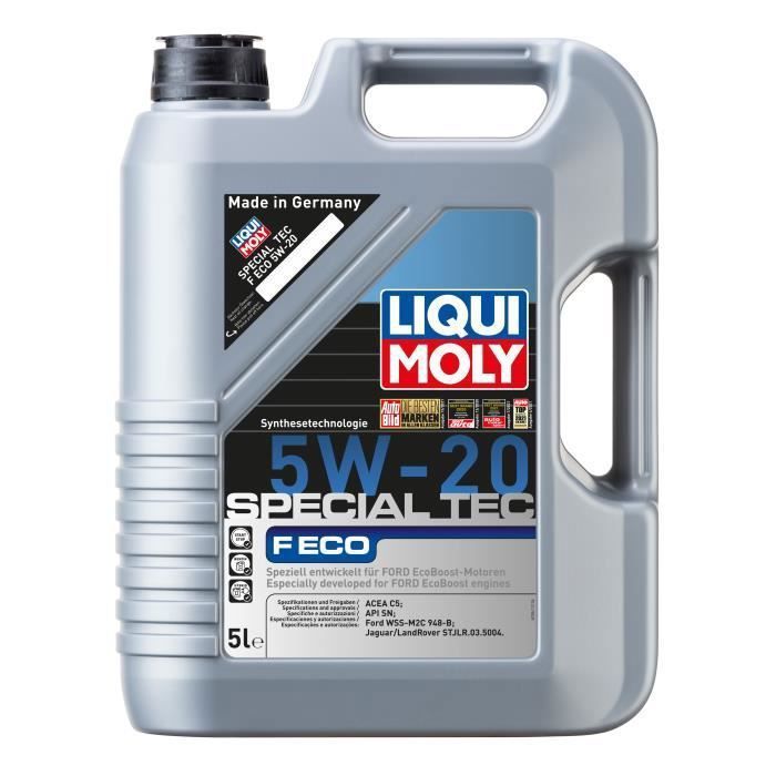 3841 LIQUI MOLY - Huile moteur antifriction Special Tec F ECO 5W-20 Ford - 5L