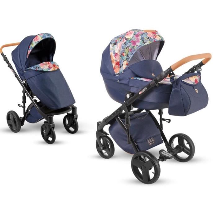 Poussette 3en1 2en1 4en1 Isofix Pneumatiques Siege Auto 5 Couleurs Carello par Lux4Kids Jeans C05 3en1 avec siege bebe Cdiscount Puericulture Eveil bebe
