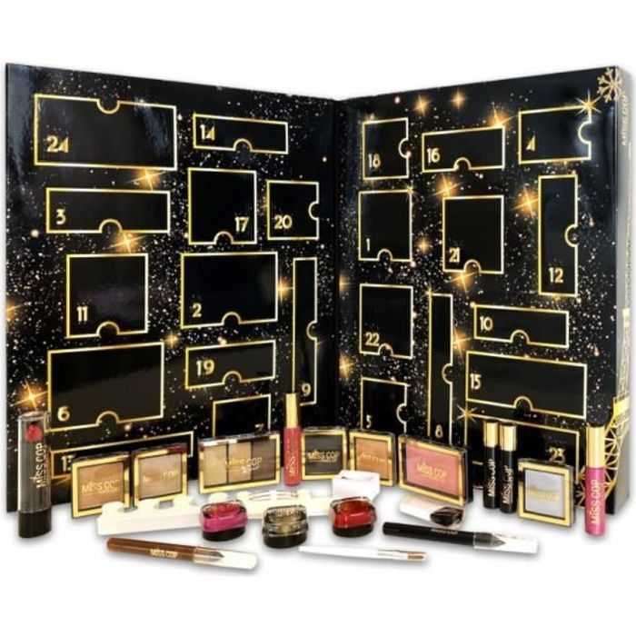 Géant COFFRET MAQUILLAGE - CALENDRIER DE L'AVENT de BEAUTE MAQUILLAGE