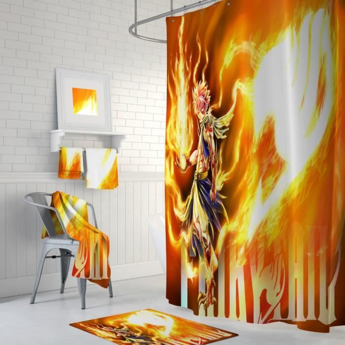 Rideau De Douche Fairy Tail Natsu Avec Son Etat De Dragon De Feu Anneaux Inclus 3d Effect Impermeable 180 X 0 Cm Cdiscount Maison Rideau De Douche Fairy Tail Natsu Avec Son Etat De Dragon De Feu Anneaux Inclus 3d Effect Impermeable 180 X 0 Cm Cdiscount Maison