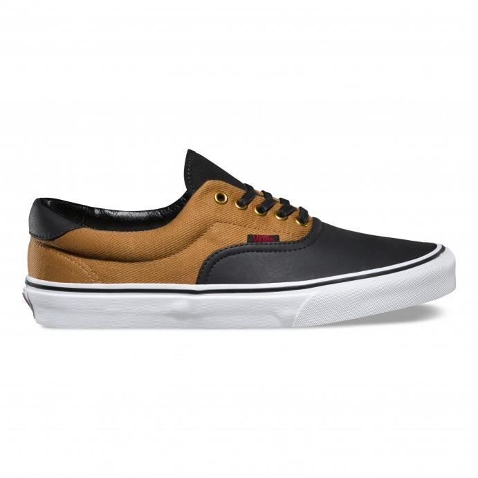 vans marron et noir