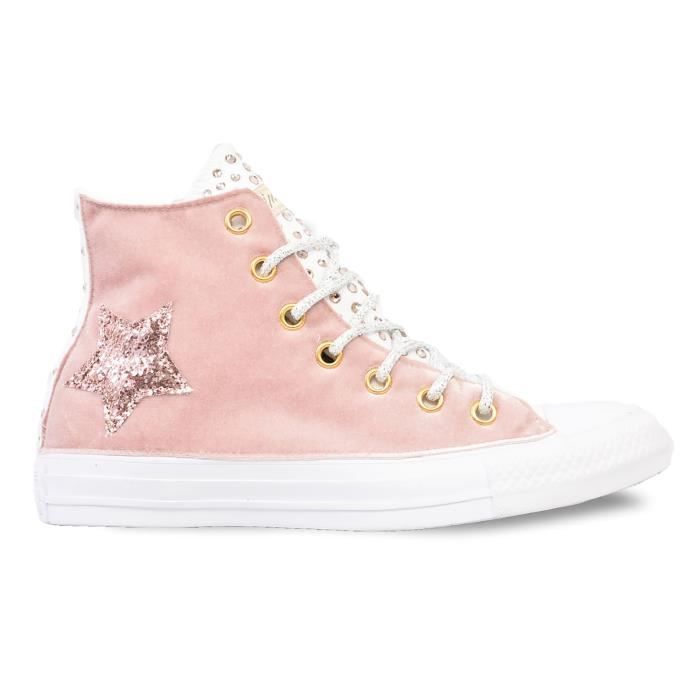 converse rose velour