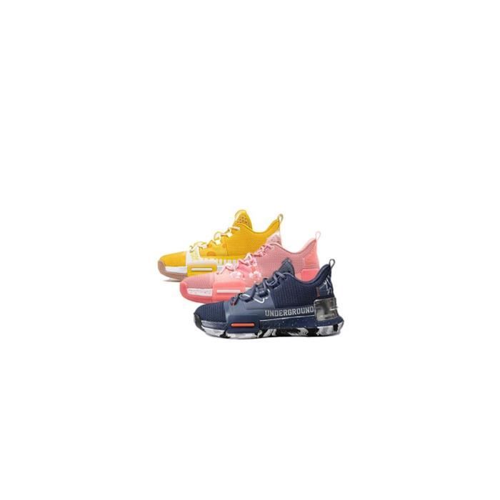 chaussures de basketball indoor peak lw3 (trois coloris) - rose - 44