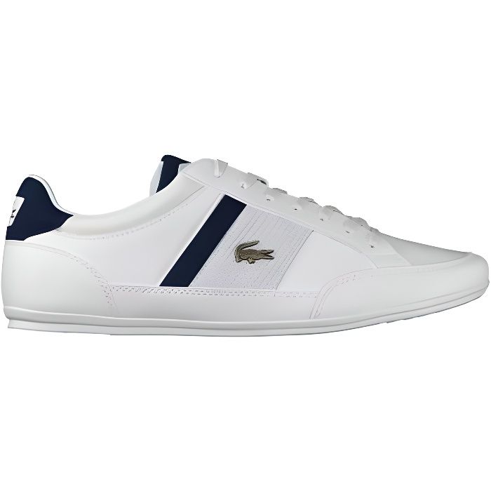 Baskets Lacoste Chaymon 42 5 Blanc Cdiscount Chaussures