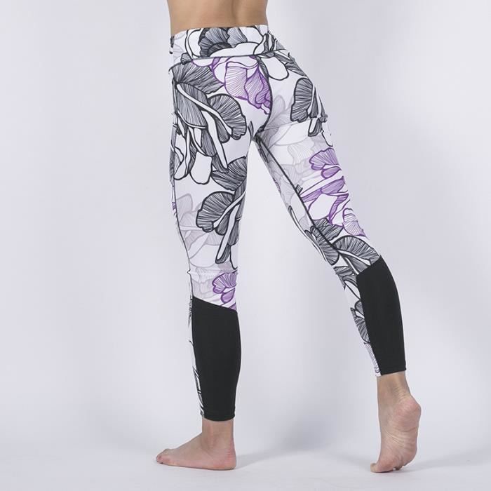 PANTALON Pop 2020 nouvelles femmes drole bande dessinee Leggings femme taille haute impression pantalon Leggings Sexy Type 6056 Blanc Cdiscount Pret a Porter