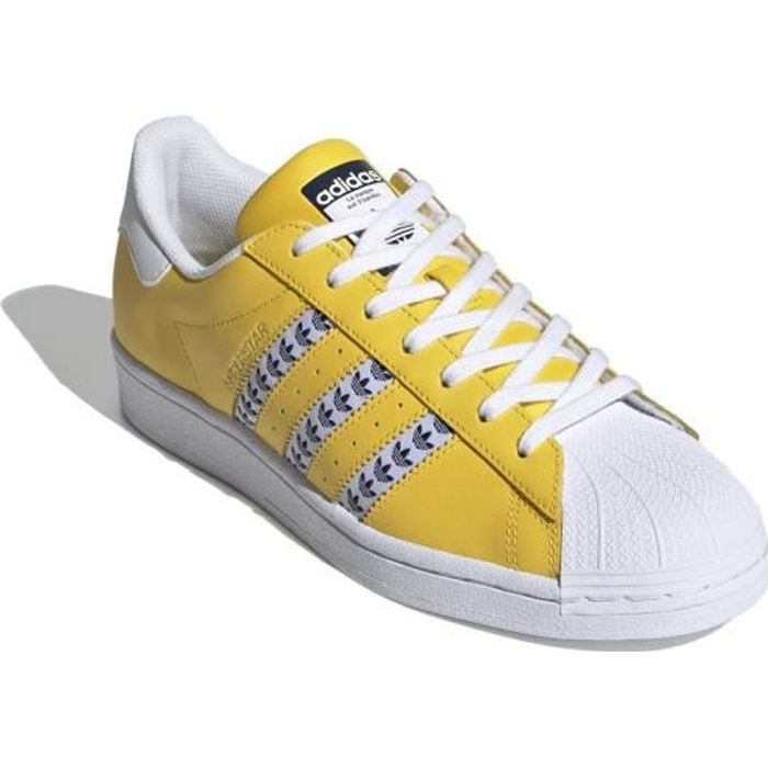 adidas superstar jaune
