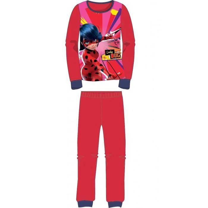 Pyjama Polaire Miraculous LadyBug rouge Cdiscount Prêt-à-Porter