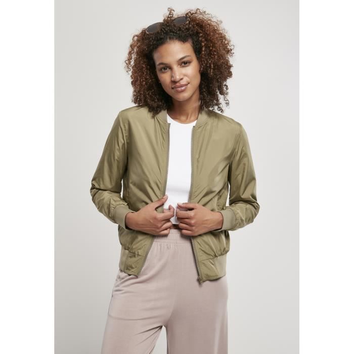 Veste bombers femme Urban Classics vert kaki Vert kaki