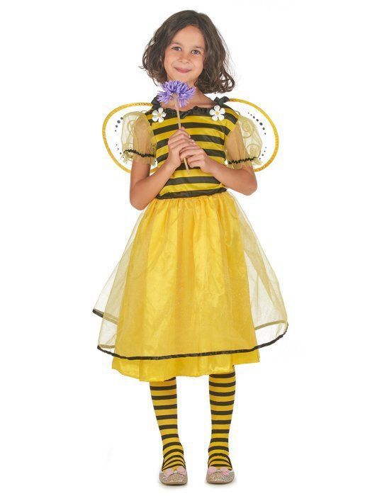 D guisement abeille tutu Fille M 7 9 ans Jaune Robe et
